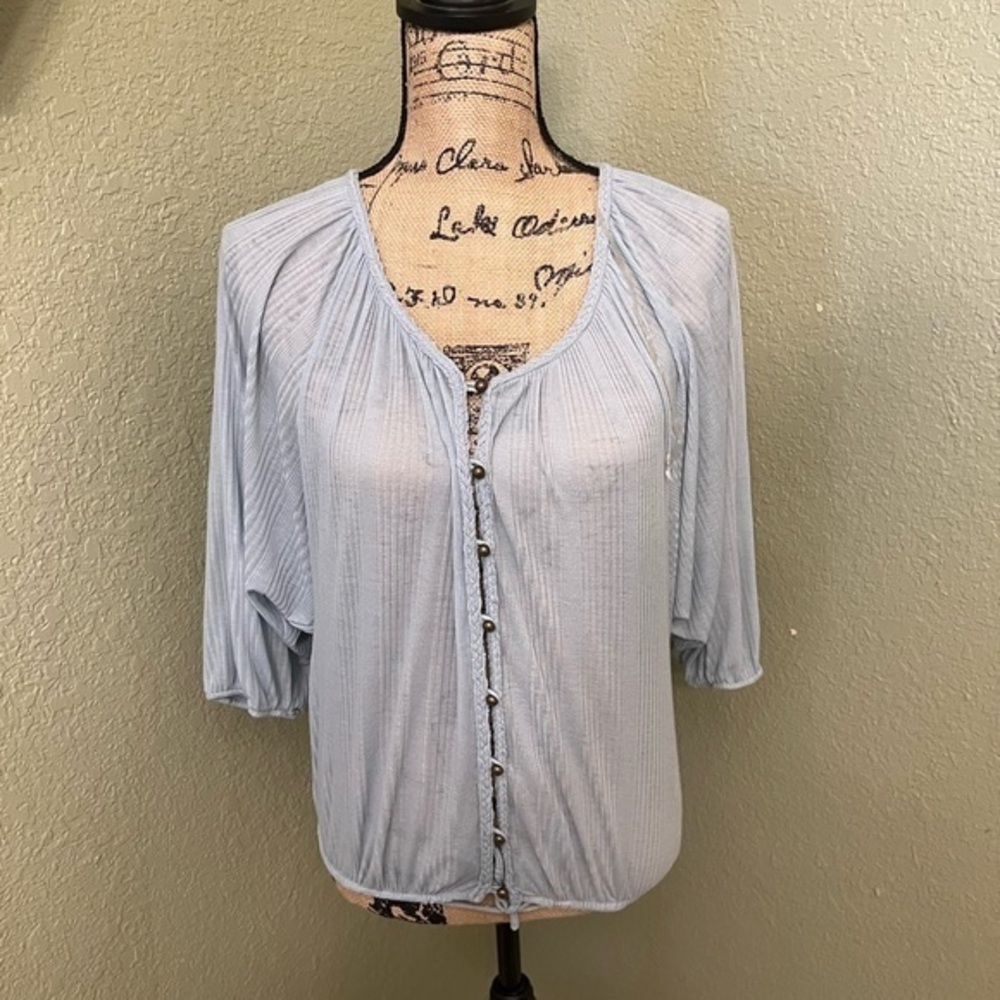 American Rag baby blue top